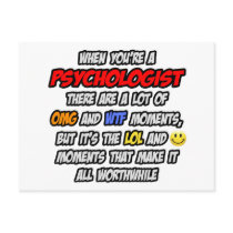 Psychologist .. OMG WTF LOL Postcards