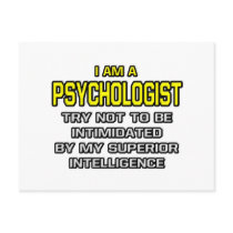Psychologist...Superior Intelligence Post Cards