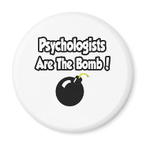 Psychologists Are The Bomb! magnets