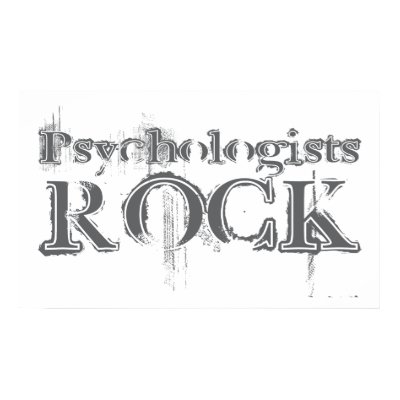 Psychologists Rock Posters by busybrain