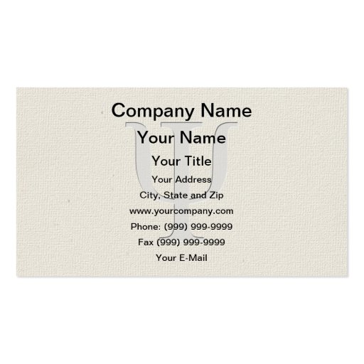 Psychology Business Card