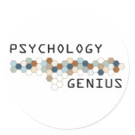 Psychology Genius Sticker