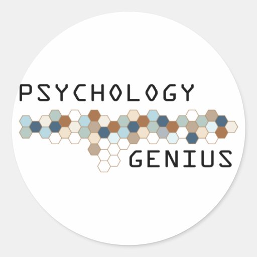 Psychology Genius Sticker