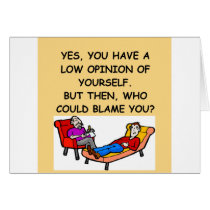 PSYCHology joke Card