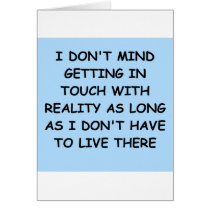 PSYCHology joke Greeting Card