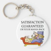 PSYCHOLOGY joke Keychain