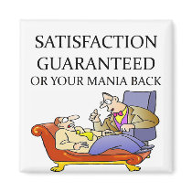 PSYCHOLOGY joke Refrigerator Magnet