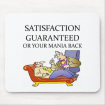PSYCHOLOGY joke Mousepads