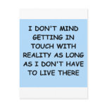 PSYCHology joke Post Card