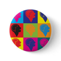 Psychology Pop Art buttons by sciencewillprevail Psychology Pop Art buttons