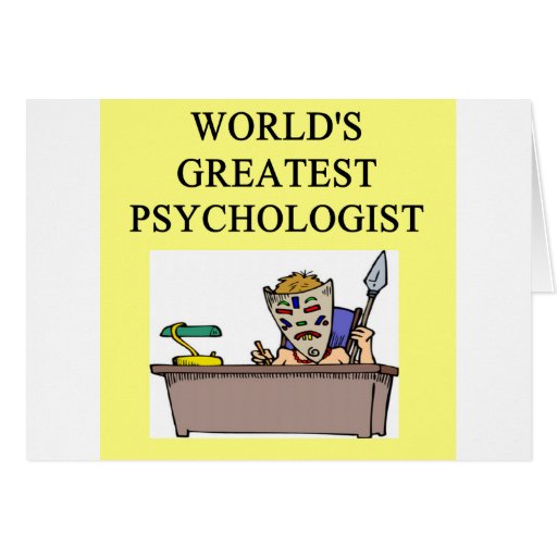 psychology psychologist joke card Zazzle