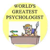 psychology psychologist joke stickers