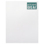 Psychotic and Mental Health Humor Custom Letterhead