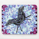psycodelic Fly mousepads by delightfulbubble psycodelic Fly mousepads