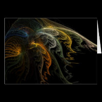 PSYdeFaces Fractal Art Card by webgrrl PSYdeFaces Fractal Art Card
