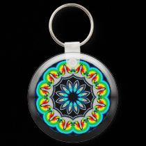 psyKEYdelic Keychain by webgrrl psyKEYdelic Keychain
