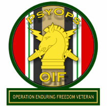 PsyOps - Operation Iraqi Freedom Veteran Photo Cutout