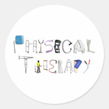 PT at Work Round Sticker