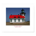 Pt. Cabrillo Lighthouse, Mendocino, CA posters
