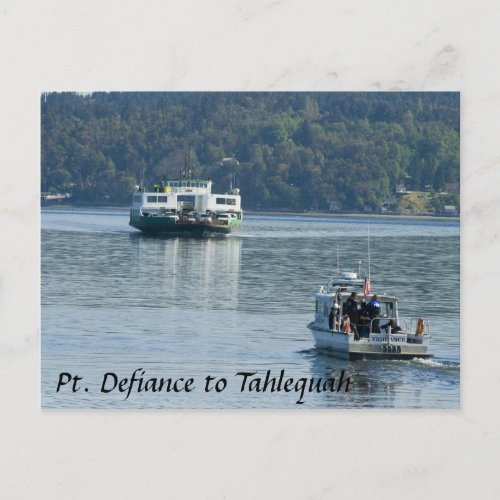 Pt. Defiance Ferry Postcard postcard