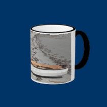 PT Eleven on the beach mugs