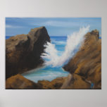 Pt Lobos Wave posters