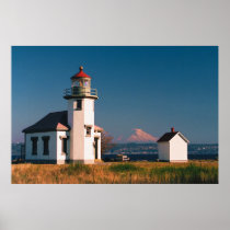 Pt Robinson Light House, Maury Island, Washington Posters