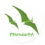 Pterodactyl dinosaur sticker