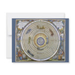 Ptolemaic Planisphere, Andreas Cellarius Personalized Invitations