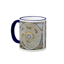 Ptolemaic Planisphere, Andreas Cellarius Coffee Mug