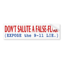 PTP's "False-Flag" Bumper Sticker - Style A