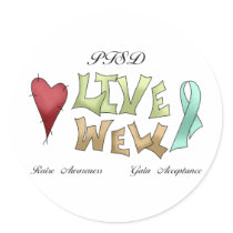 PTSD Awareness stickers by AwarenessAlley PTSD Awareness stickers