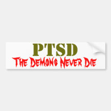 PTSD BUMPER STICKERS