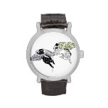 pu - with black pu - watch