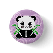 Pu-Ya the Panda button by pandapad Pu-Ya the Panda button