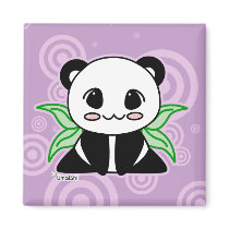 Pu-Ya the Panda magnet