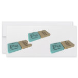 Pub as Pu Plutonium and B Boron rack cards
