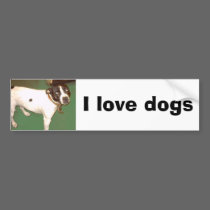 Pub Dog 1, I love dogs bumper stickers