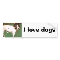 Pub Dog 1, I love dogs bumper stickers