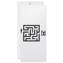pub labyrinth icon customized rack card