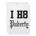 puberty invite