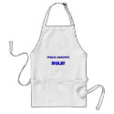Public Analysts Rule! aprons by professions Public Analysts Rule! aprons