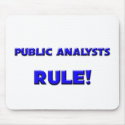 Public Analysts Rule! mousepads by professions Public Analysts Rule! mousepads