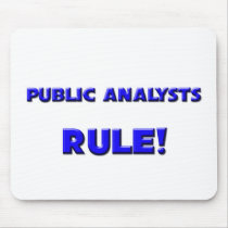 Public Analysts Rule! mousepads by professions Public Analysts Rule! mousepads