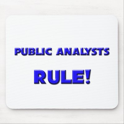 Public Analysts Rule! Mouse Mats by professions