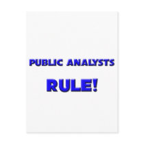 Public Analysts Rule! postcards