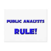 Public Analysts Rule! postcards