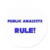 Public Analysts Rule! stickers