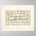 Public buildings of San Francisco (1372A) Posters