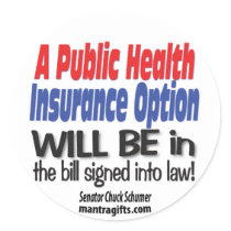 Public Health Option WILL PASS STICKER by affirmationshirts Public Health Option WILL PASS STICKER